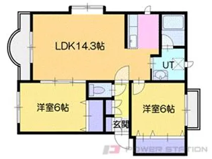 ロイヤルシャトー【3階】の間取り