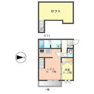Creo浄心【105号室】の間取り