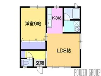 本郷アパート【1階】の間取り
