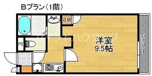 クレイノグランデージ樽井【2階】の間取り