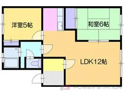 コーポ須戸【2階】の間取り