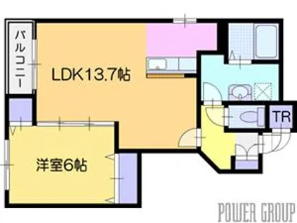 ジュエリーグラン【1階】の間取り