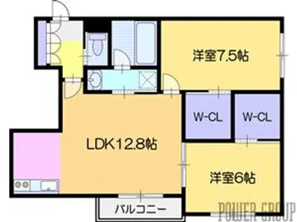 comforce【3階】の間取り
