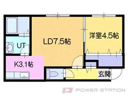 シュプリーム【2階】の間取り