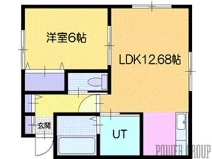 ecoa明徳町Ⅰ【2階】の間取り