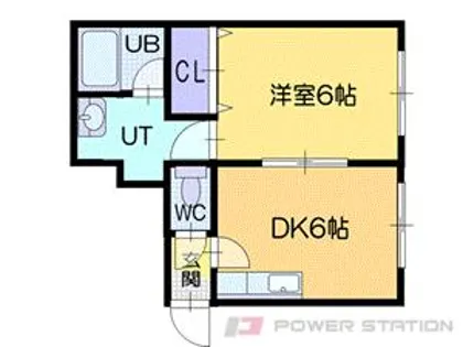 アイホームエイト【1階】の間取り