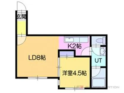 グリーンヒル松ヶ枝【2階】の間取り