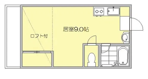 シティベール松元【D121号室】の間取り