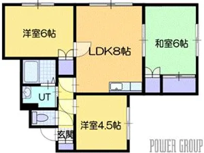 第2恵庭マンション【1階】の間取り