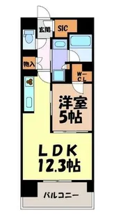 プレサンスグラン栄THE TOWER【10階】の間取り