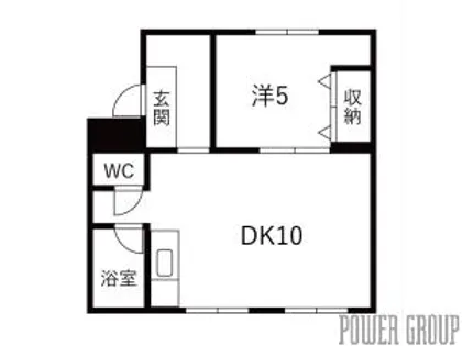 パークヒルズ真々地I【4階】の間取り