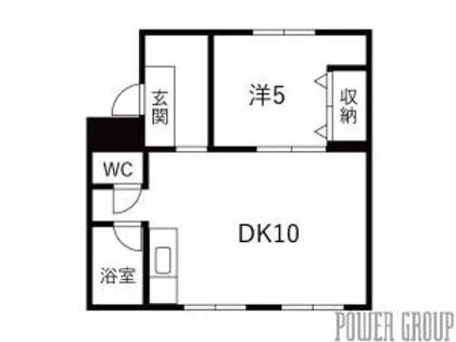 パークヒルズ真々地I【4階】の間取り