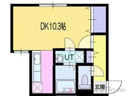 Ruhe Raum(ルーエラオム)【3階】の間取り