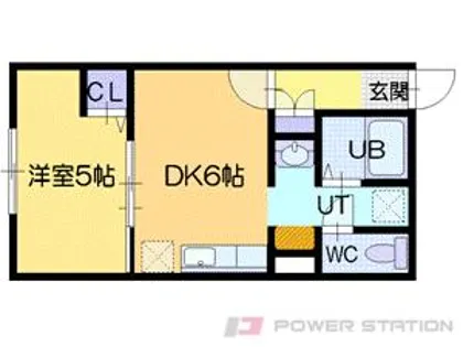 スワンコート【2階】の間取り