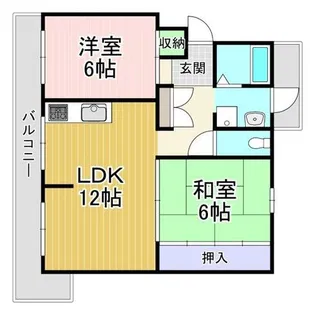 円明寺ヶ丘団地L棟104号【1階】の間取り