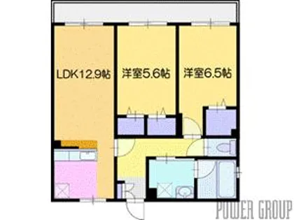 フェリシアス【3階】の間取り