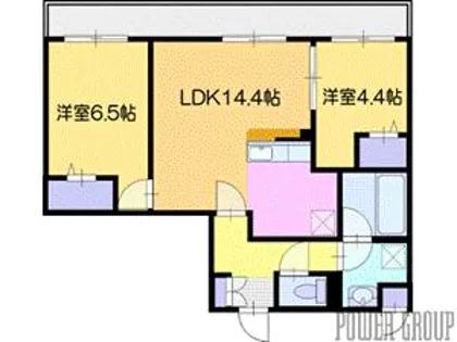 フェリシアス【4階】の間取り