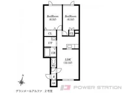 グランメールアルファ【2階】の間取り
