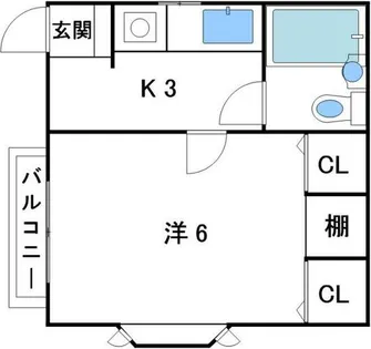 ルフォレ【1階】の間取り