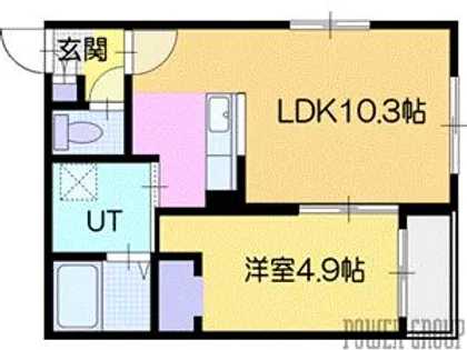 LUMI?RE K(リュミエール ケー)【2階】の間取り