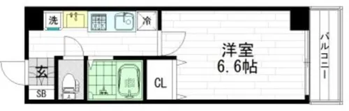 GRAND VERY(グランベリー)【6階】の間取り