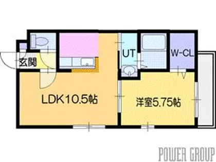 Flower Terrace(フラワーテラス)【1階】の間取り