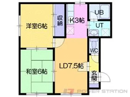 セブン信和【1階】の間取り