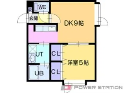 パラキート大麻【1階】の間取り