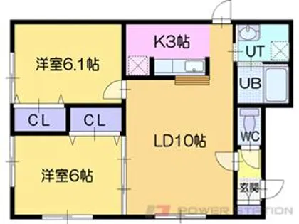 ルミエールサガン【1階】の間取り