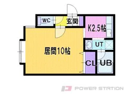 メゾンプライマス【1階】の間取り