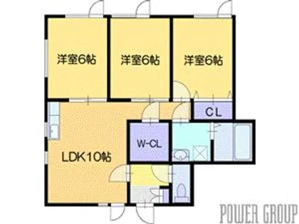 Eaglehouse mamachi【2階】の間取り