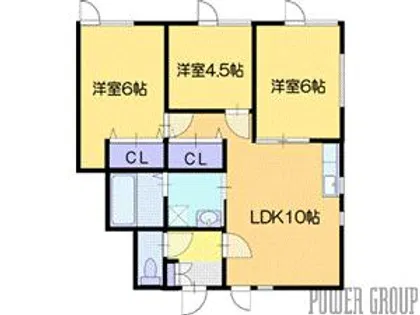 Eaglehouse mamachi【2階】の間取り