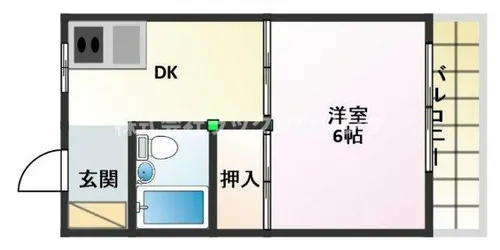 シャルマン淀江【4階】の間取り