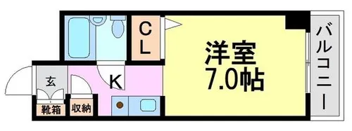 メルベールマウンテンヴィレッジ【4階】の間取り