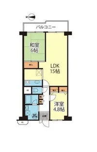 大津スカイハイツ【719号室】の間取り