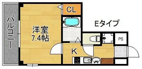 M’PLAZA住吉公園弐番館【8階】の間取り