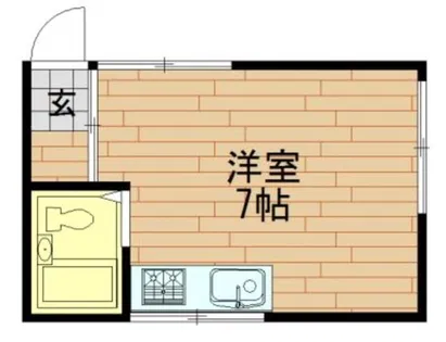 ハイツ夕陽丘【2階】の間取り