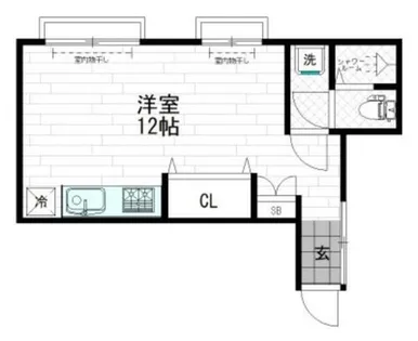 スマイルMIKU【3階】の間取り