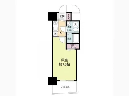 セレニテ夕陽丘EST【8階】の間取り