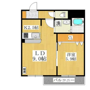 キャルム クラス【1階】の間取り