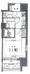 レジュールアッシュ梅田北【6階】の間取り
