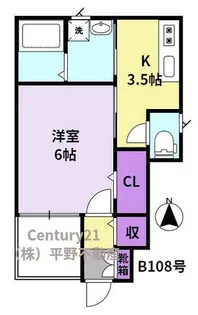 ALLEY7 B棟【1階】の間取り