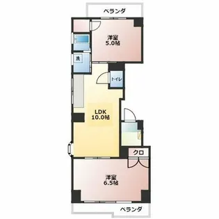 メゾンルヴール【302号室】の間取り