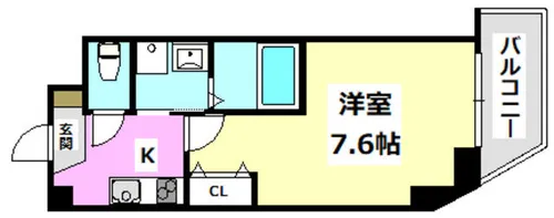 AILE南茨木【2階】の間取り