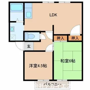 ハイツどりーむ【205号室】の間取り