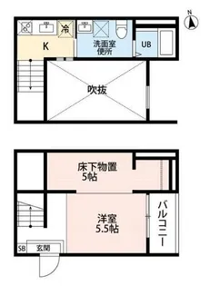 Fairy守山(フェアリーモリヤマ)【105号室】の間取り