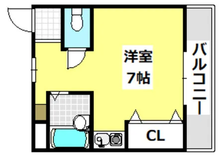 アンフィニィ・橋の内Ⅱ【311号室】の間取り