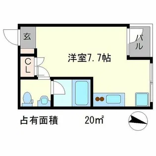 グランデコート修学院【2階】の間取り