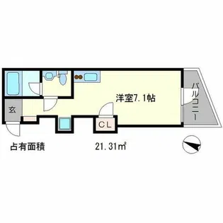 グランデコート修学院【1階】の間取り