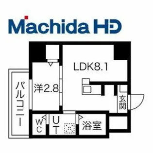 エヌエムキャトフヴァンユイット【7FDM号室】の間取り